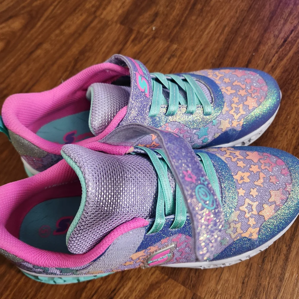 Skechers Kids' Starry Light-Up Sneakers - Multicolor - Picture 5 of 6